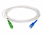 OPTIX SC/APC-SC FLEXI optický patch cord G.657B3 2mm 1m bílý simplex