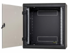 Nástěnný rack jednodílný 12U (š)600x(h)595 perforované dv...