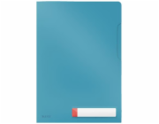 LEITZ L Desky na dokumenty  Cosy A4, neprůhledný PP 200 mic, 3 ks, klidná modrá