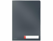 Leitz Cosy A4 neprůhledný PP 3 ks sametová šedá LEITZ L Desky na dokumenty Cosy A4, neprůhledný PP 200 mic, 3 ks, sametová šedá