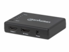 MANHATTAN Splitter HDMI 2 porty, 4K@30Hz, černá