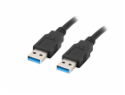 LANBERG USB-A M/M 3.0 kabel 1M černý  