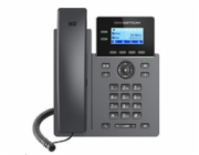 Grandstream GRP2602 SIP telefon, 2,21" LCD podsv. displej, 4 SIP účty, 2x100Mbit port