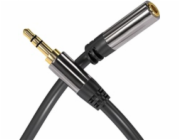PREMIUMCORD prodlužovací kabel, Jack 3.5mm - Jack 3.5mm M/F 1,5m