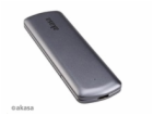 AKASA externí box pro M.2 SATA/NVMe SSD, USB 3.2 Gen 2, 1...