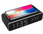GEMBIRD DAC-WPC-01 digitální budík s funkcí bezdrátového nabíjení