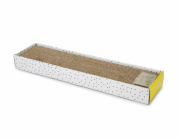 Beeztees Škrabadlo pro kočky kartonové PULA 47x12,5x4,5cm