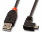 Lindy USB-A - microUSB USB kabel 0,5 m černý (31975)