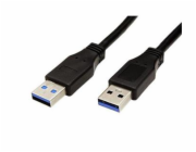 Kabel goobay USB3.0 A(M) - A(M) 5Gbps 0,5m, propojovací, černý