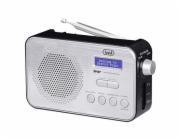 Rádio Trevi, DAB 7F92 R BK, přenosné, DAB+, FM, displej Dot Matrix, alarm, dobíjecí lithiová baterie