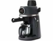 Kávovar Black+Decker, BXCO800E, espresso, tlakové čerpadlo 3,5 bar, objem 240 ml, parní tryska, až na 4 šálky, ocelový filtr, skleněná konvice 240 ml