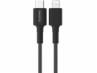 USB CABLE TYPE-C TO IPHONE 3.6A BLACK SOMOSTEL POWER 18W ...