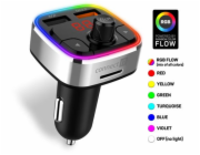 CONNECT IT CarRGB Bluetooth transmitter, 2xUSB+MicroSD, STŘÍBRNÝ