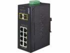Planet IGS-1020TF, Switch, průmyslový, 8x 10/100/1000T, 2...