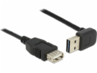 USB kabel Delock EASY-USB AM-AF 1 m lomený černý (83547)