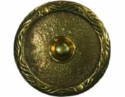 Dekorativní zvonkový knoflík s kulatou destičkou 1A/50V mosaz PDM-231-MOS (YNS10000023)