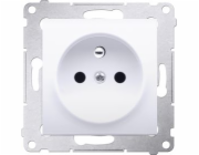 Kontaktní soket Single Plug Simon 54 16A IP20 White (DGZ1CZ.01/11)