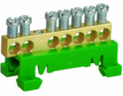 Připojovací svorka pro TS35, PE Protective, 7-Field, 7x16mm2 870S/7 Green (89811005)