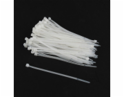 Organizér Gembird stahovací pásek bílý 100 kusů (NYT100/25)