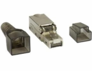 LogiLink RJ45 zástrčka cat.6A FTP pozlacený 3µ kontakt, bez nářadí (MP0044)