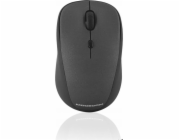 Modecom MC-WM6 bezdrátová optická myš, 3 tlačítka, 1600 DPI, USB nano 2,4 GHz, černá
