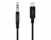 Belkin AV10172bt03 Belkin kabel Lightning - 3,5mm jack, 0,9m - černý