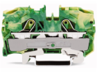 WAGO 2-WIRE Connector PE 10x67,8 mm žluto-Green-2010-1207