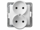 Ospel Impressja White Module 2x B/U SCRAMPS 16A 250V (GP-...