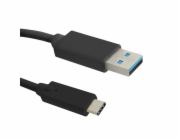 Qoltec USB Type-C 3.1 Male Cable | USB 3.0 Type A Male | 0.25m