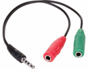 Akyga kabel audio-video 15cm/PVC