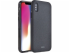 Uniq UNIQ pouzdro Lithos iPhone X / Xs black / uhlově černé
