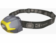 Emos LED čelovka P3532, 125 lm, 20m, COB LED, 3x AAA