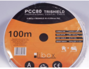 Libox Kabel koncentryczny PCC80 100m koaxiální kabel RG-6/U Bílá