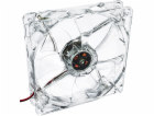 Akyga ventilátor 120mm MOLEX 4 LED/bílá 