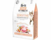 BRIT Care Grain-Free Sensitive Turkey&Salmon - suché krmivo pro kočky - 7 kg