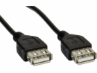 Akyga kabel USB A-A 1.8m/černá