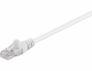 Goobay Krosowy Krosowe Patchcord U/UTP Cat. 5e CCA White 5M (68508)
