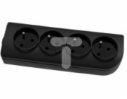 Elgotch větev pro prodlužovací kabel 4-olečení s/u černé GN-40-2