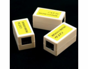 NETRACK 106-51 cord coupler RJ45-RJ45 cat. 5e UTP