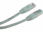 UTP propojovací kabel, Cat.5e, nestíněný, 20 m, šedý