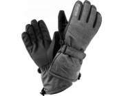 Lyžařské rukavice iguany Axel tmavě šedá melange/černá l/xl