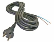 Kabel flexo guma 2x1mm, černá, 3m S03030