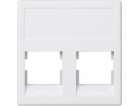 KONTAKTY-SIMON Connect K45 Double ICT zásuvky 2xrj Biel (...