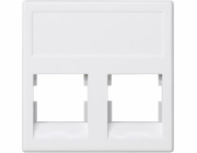 KONTAKTY-SIMON Connect K45 Double ICT zásuvky 2xrj Biel (KB076/9)