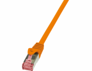 LOGILINK CQ2038S LOGILINK - Patch kabel Cat.6 S/FTP PIMF PrimeLine 1,00m oranžový