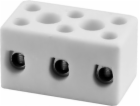 SIMET Porcelánové vlákno 10mm2 3-Tychy bílé CPO-15A-3P (8...