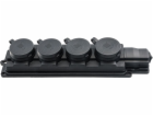 Pawbol Strip, 4 -Fedeer Branch s/U Rubber Black IP44 - D....