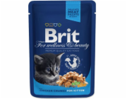 BRIT Premium Cat Kitten Chicken - wet cat food - 100g