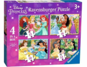 Ravensburger Puzzle 4v1 Disney Princezny 2