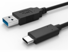 Kabel USB Logo USB-A - USB-C 1 m Černý